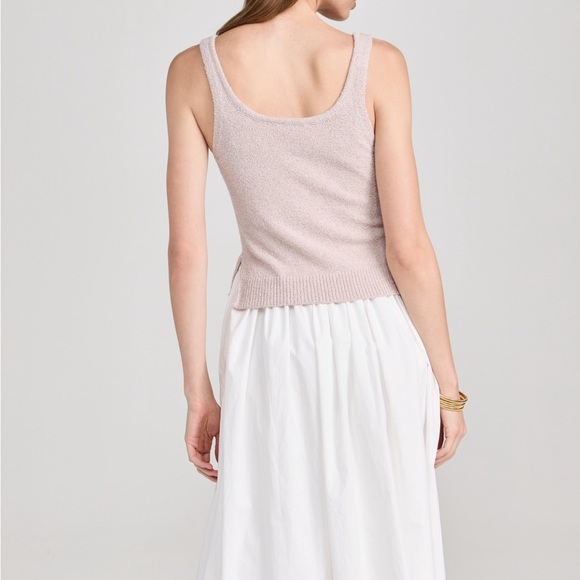 Maxi skirt/dress with Knit Tank Top: connected white maxi skirt dress - Picture 4 of 4